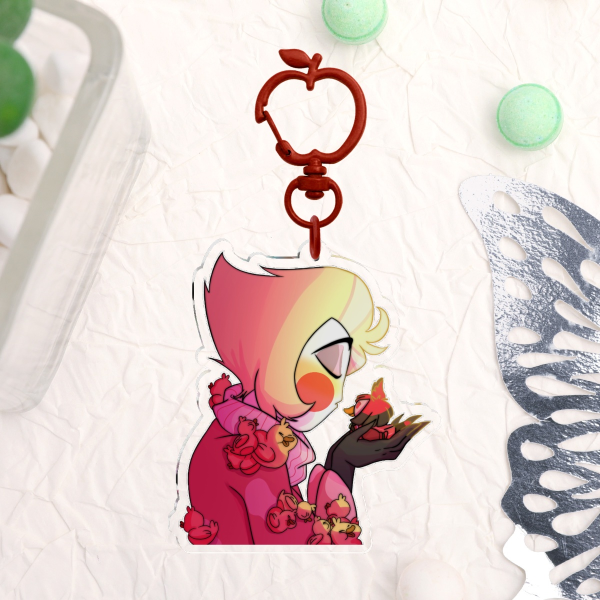 Lucifer kiss duck Alastor (Tubbz ver) Keychain
