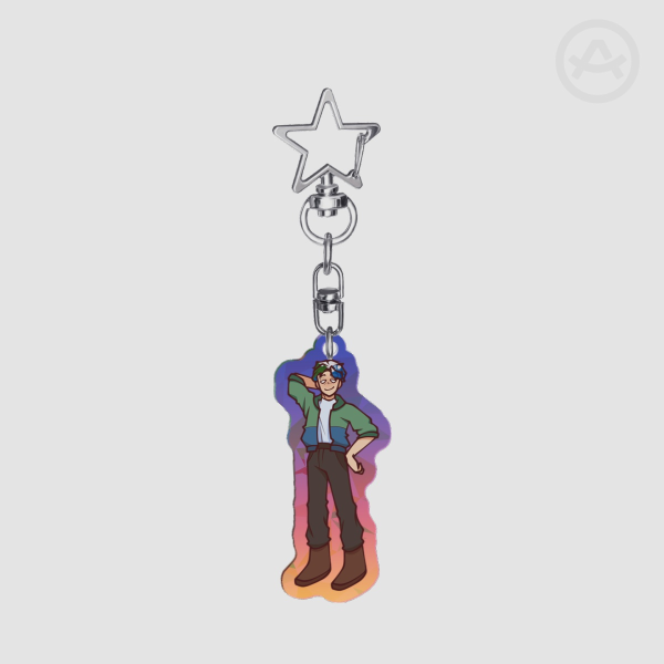 Earth │ Broken Glass Acrylic Keychains