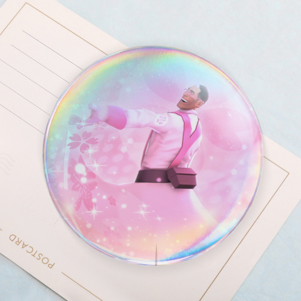Sakura Medic 44mm Badge (Holo)