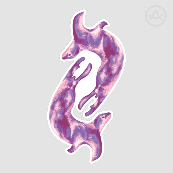 Almondsexual Seals Die Cut Sticker