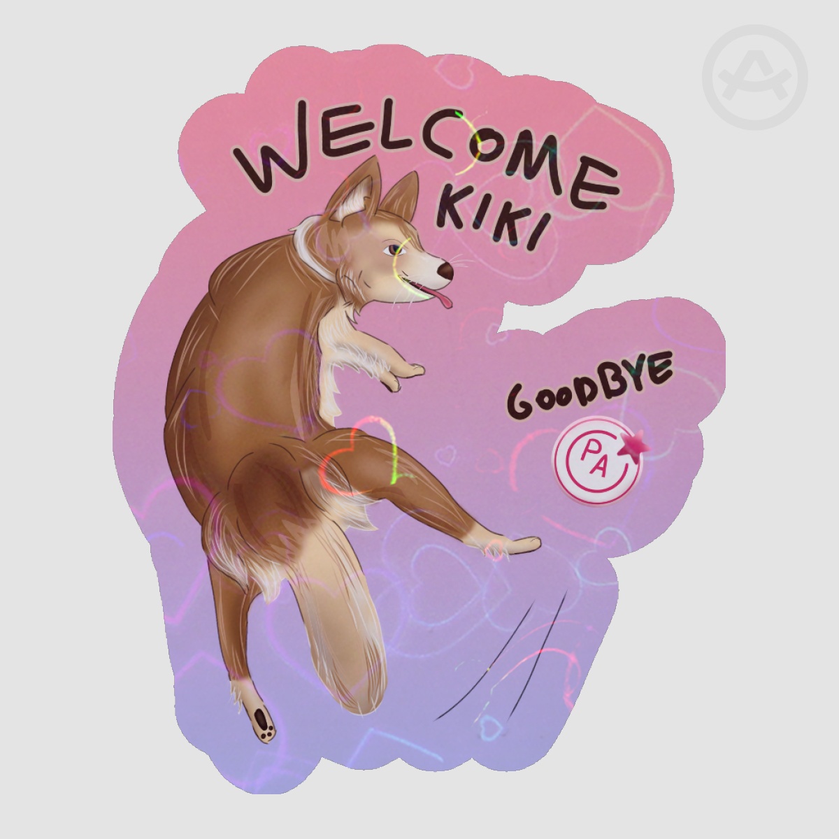My candy love kiki sticker
