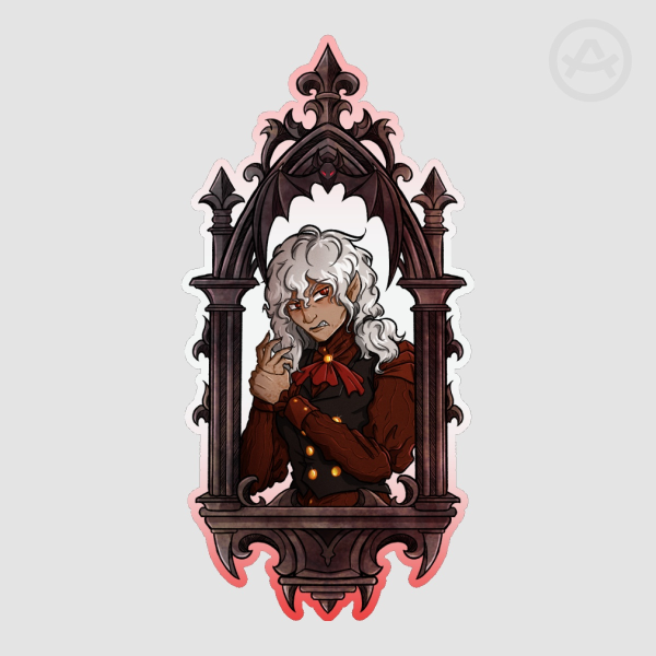 Gothic Frame Sticker - Owen