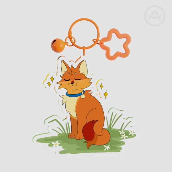 Little Rusty ( Firestar ) Warrior Cats Clear Acrylic Keychains