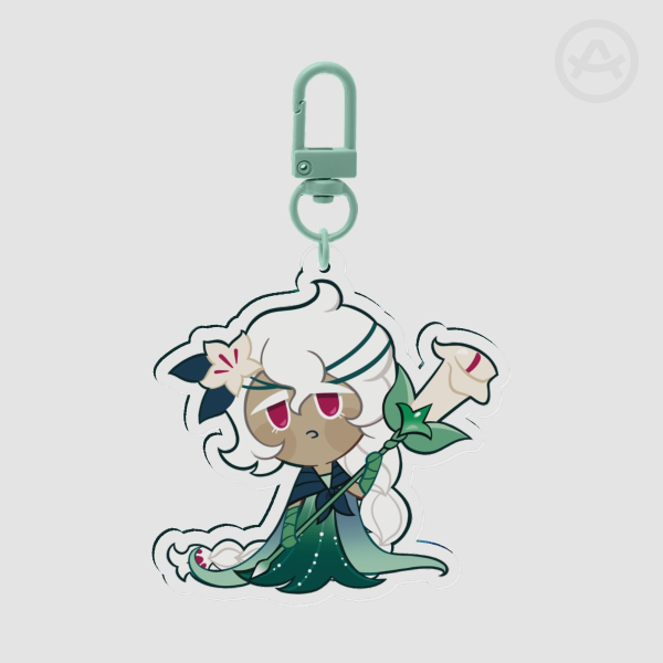 [Cookie Run] White Lily Cookie Keychain - Ancient Hero Set