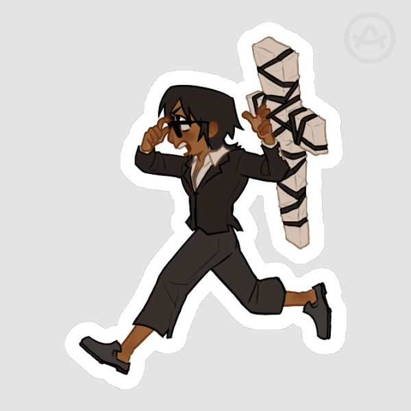 Trigun - Wolfwood Sticker