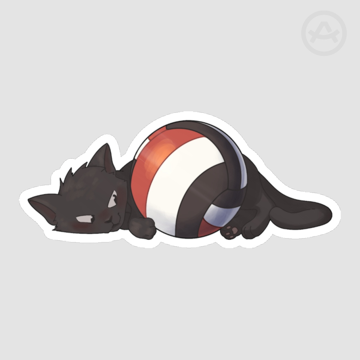 Cat Kuroo: Cut Sticker
