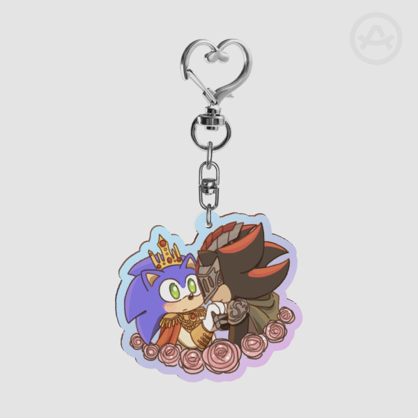 Lancelot x Arthur Rainbow Acrylic Keychain