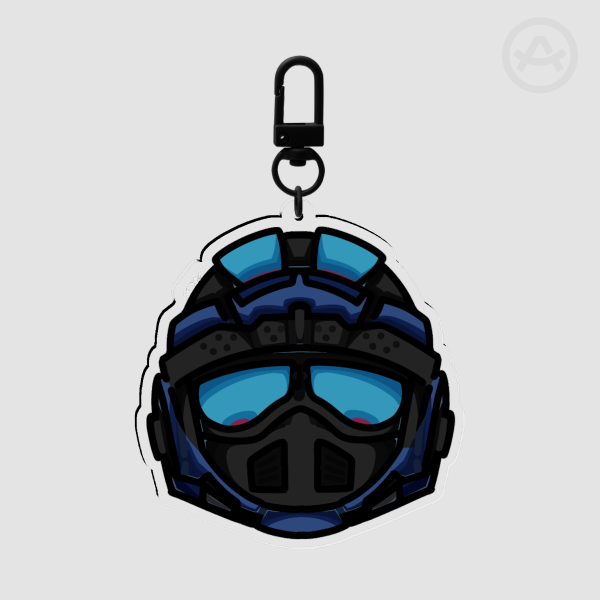 Benjamin Carmine Clear Acrylic Keychains