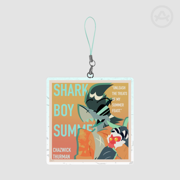 Shark Boy Summer | Ripple Acrylic Keychain