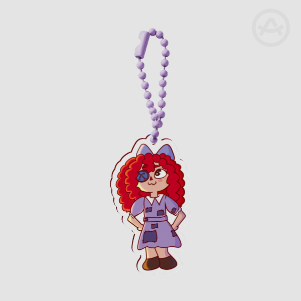 Chibi Ragatha Clear Acrylic Keychains