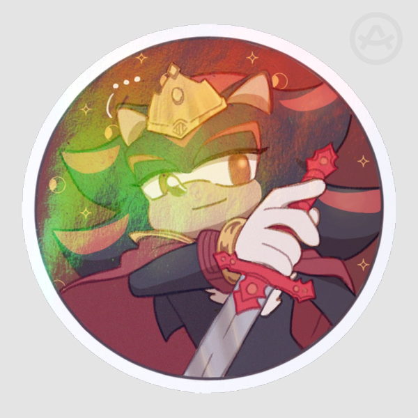 Shadow the Lord Sticker Die-cut