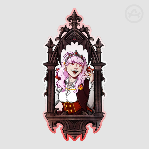 Gothic Frame Sticker - Shelby