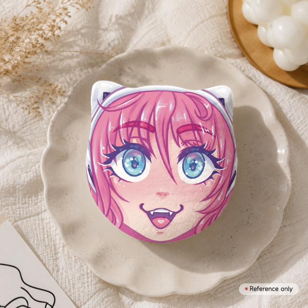Iris Cat-Shaped Plush Pin
