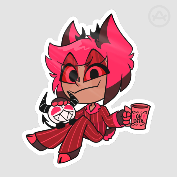Hazbin Hotel Alastor sticker