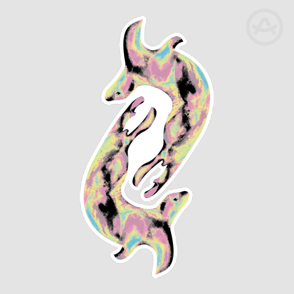 Polygender Seals Die Cut Sticker