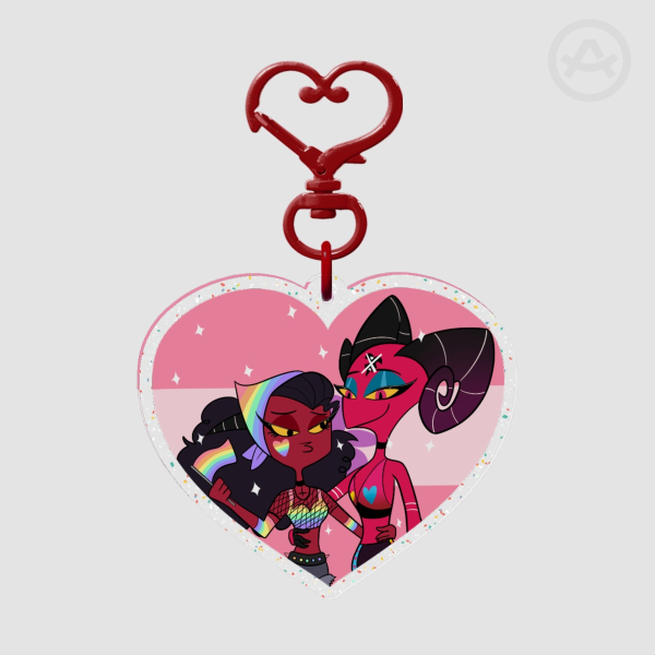 Barbie and Kendra Pride Keychain