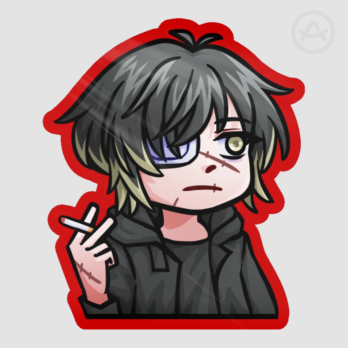 Slow Damage Towa Stickers