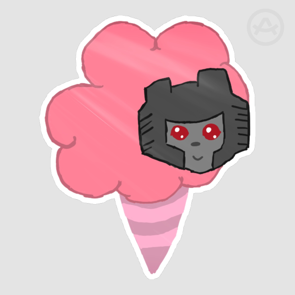 Starscream Sweet Treat Sticker