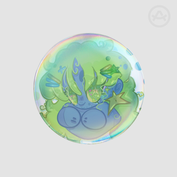 chibi alien (pin)