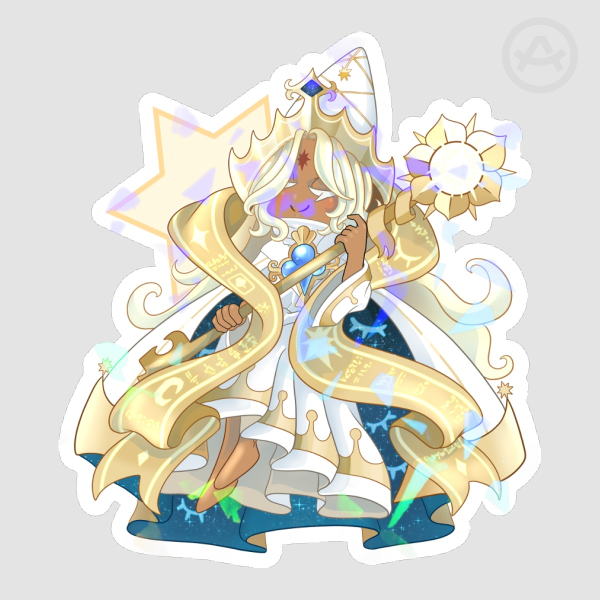 Pure Vanilla Cookie Vinyl Holographic sticker