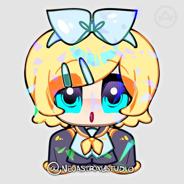 Rin Kagamine Clear Sticker