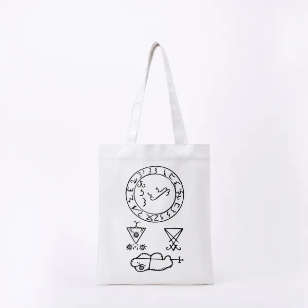 Canvas Tote / Pin Bag | Full Sigil of Lucifer - Grimorium Verum