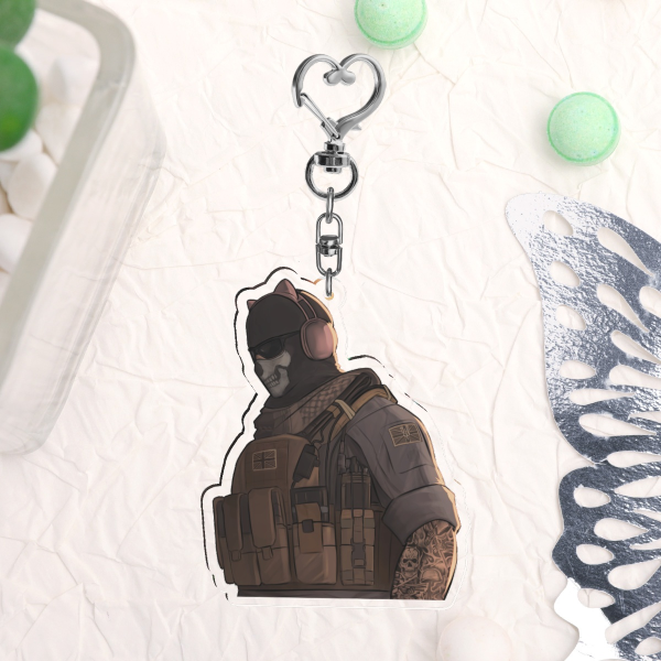 Ghost Acrylic Keychain