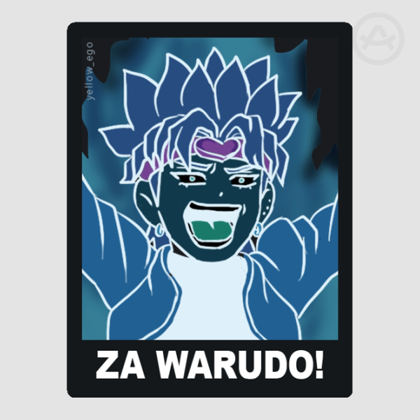 JJBA meme icon sticker (Za Warudo)