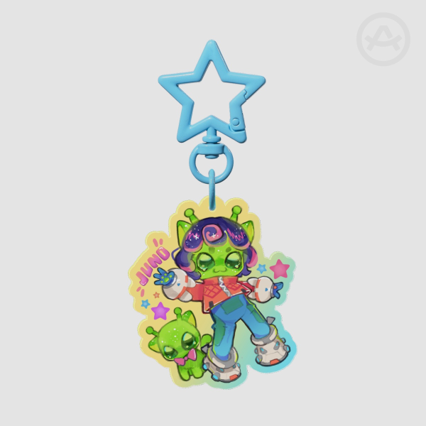 Alien Juno Keychain