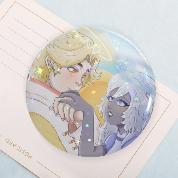 Serapherd button badge