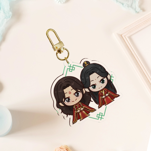 BingQiu Wedding Acrylic Keychains