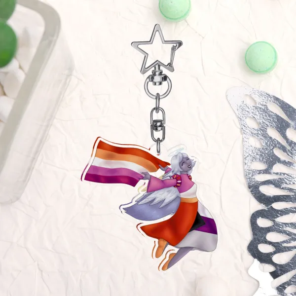 Emily Pride Keychain