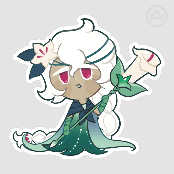 [Cookie Run] White Lily Cookie Sticker - Ancient Hero Set