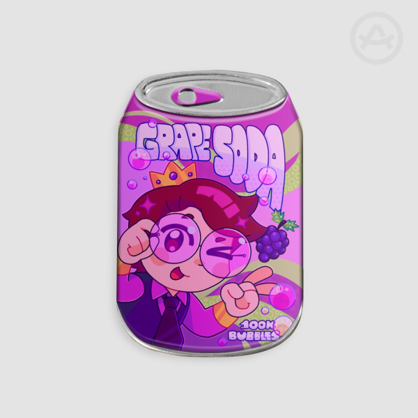 Couriway grape soda badge