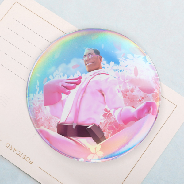 Sakura Medic in Sakuras 44mm Badge (Holo)