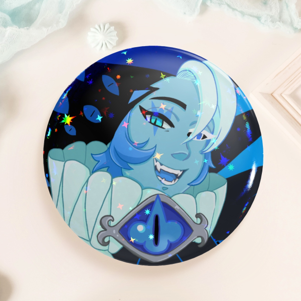 Shadow Milk Cookie button badge