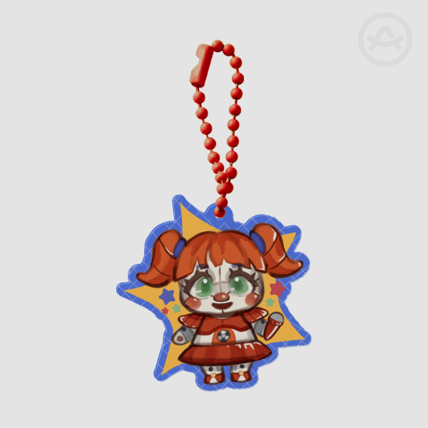 Circus Baby Keychain