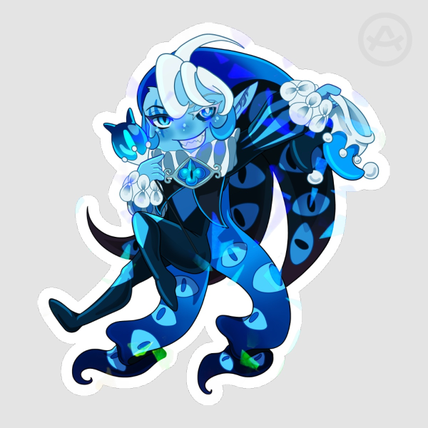Shadow Milk Cookie Vinyl Holographic sticker