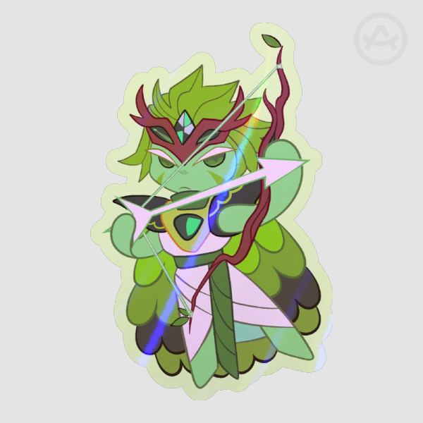 Wind Archer — Guardian of the Millenial Tree Die Cut Stickers