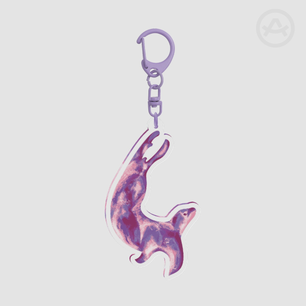 Almondsexual Seal Acrylic Keychain