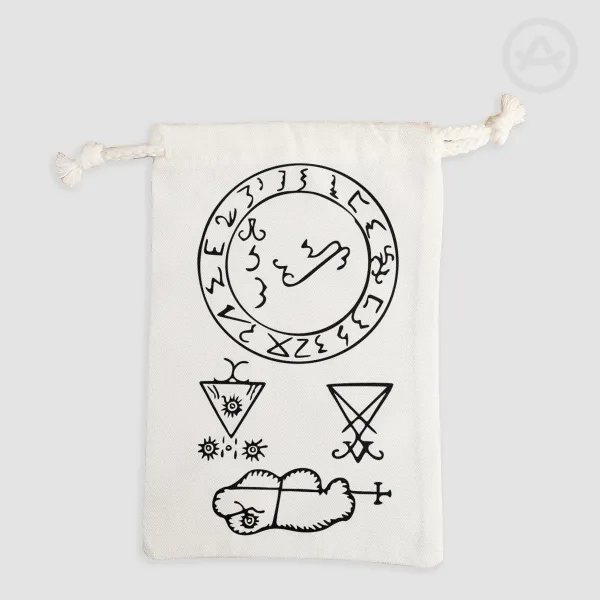 Drawstring Pouch | Full Sigil of Lucifer - Grimorium Verum