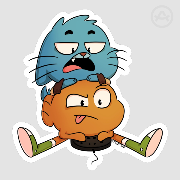 Gumball and Darwin Sticker