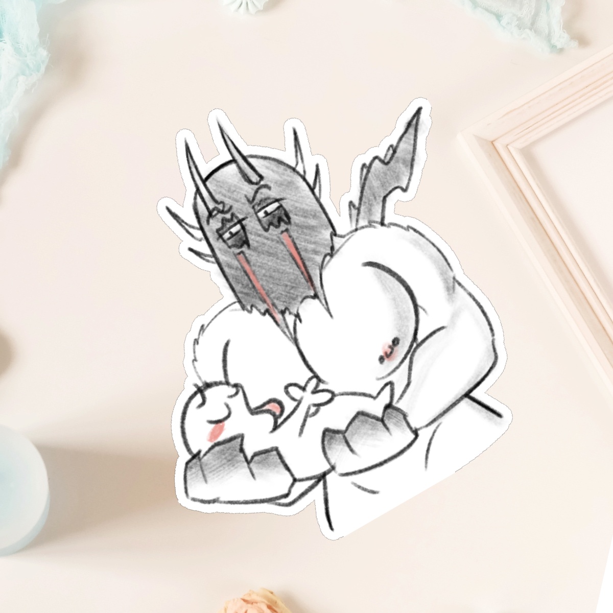 Dragon König Sticker