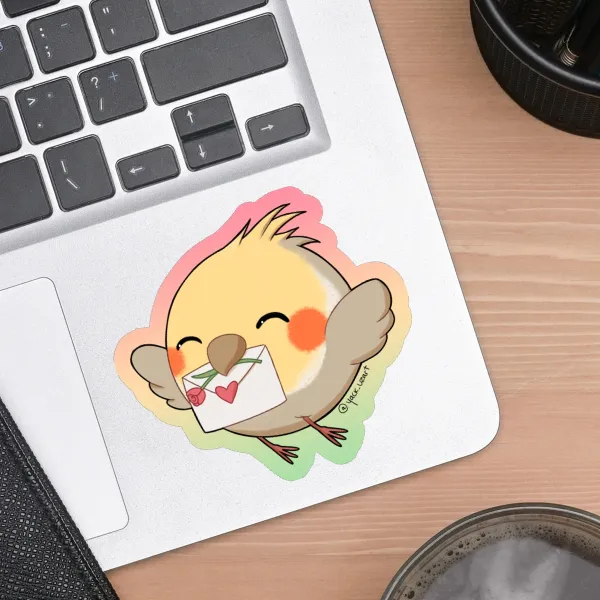 Parakeet Love Bird Sticker