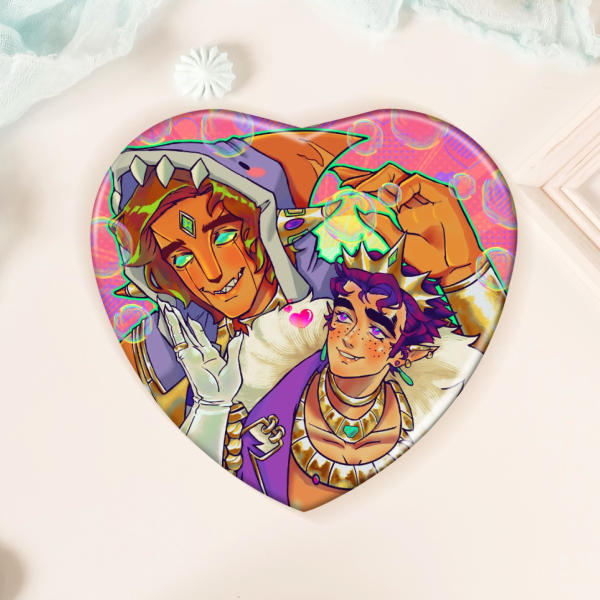 My love and Mi macho - Fooligetta - Holographic Badges
