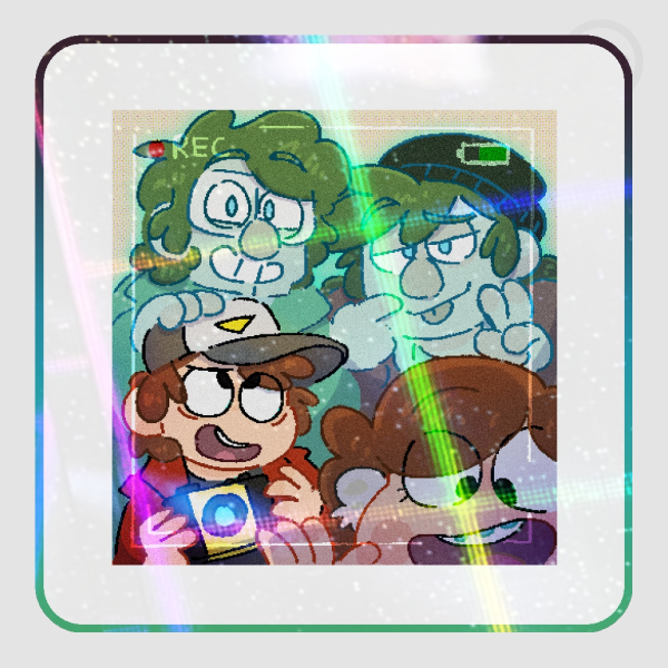 Ghost Stans Selfie Sticker