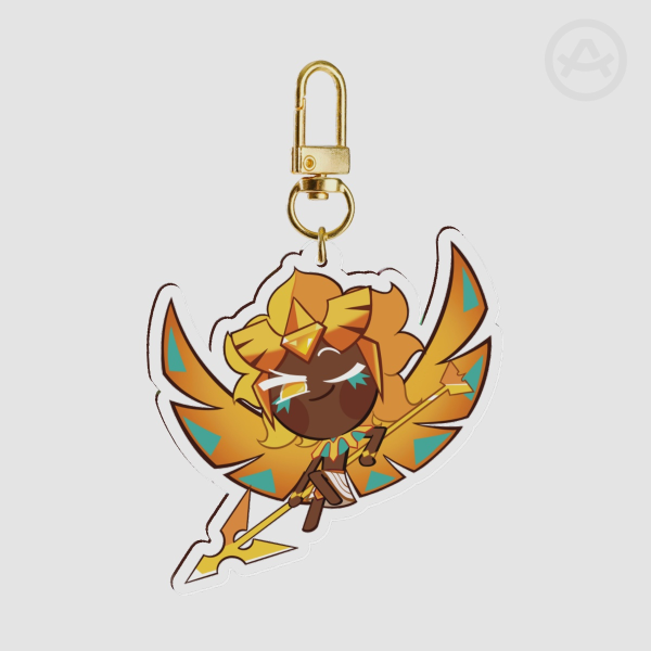 [Cookie Run] Golden Cheese Cookie Keychain - Ancient Hero Set