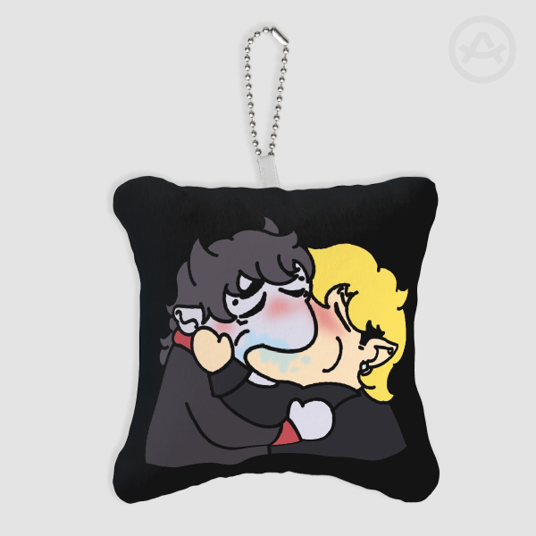 Azrael x Mammon Mini Pillow Keychain