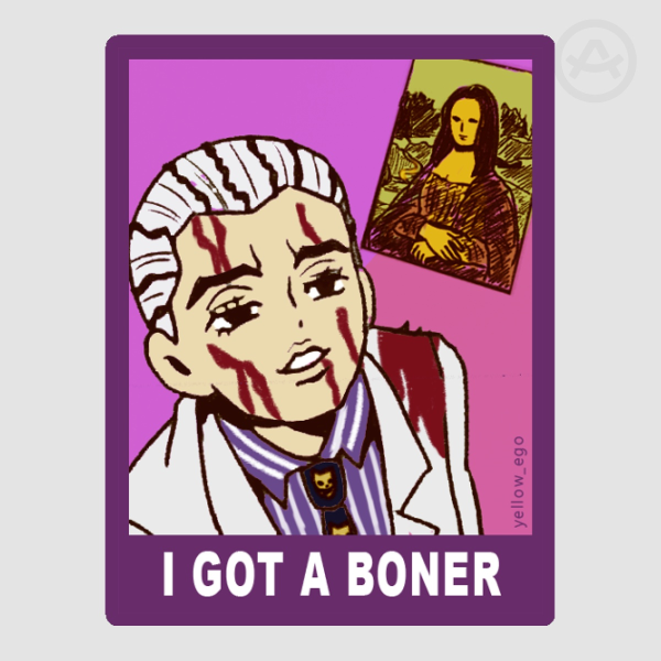 JJBA meme icon sticker (Kira)