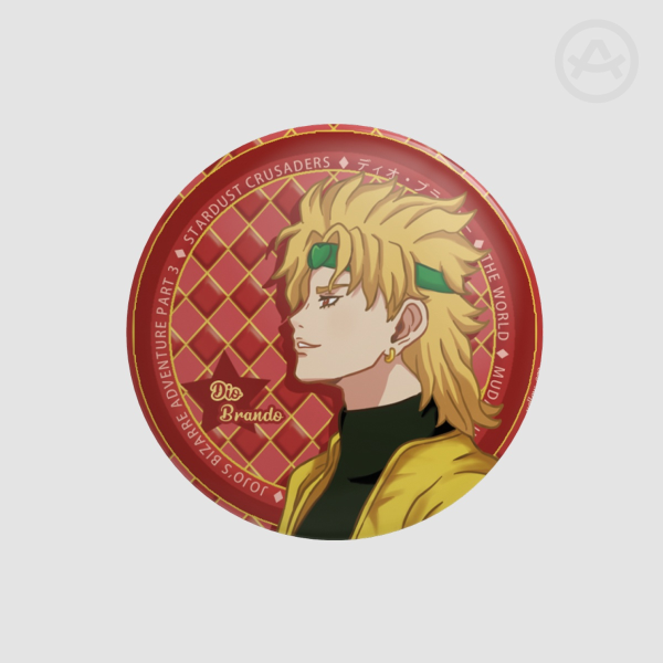 JJBA 44mm Badge (Dio)